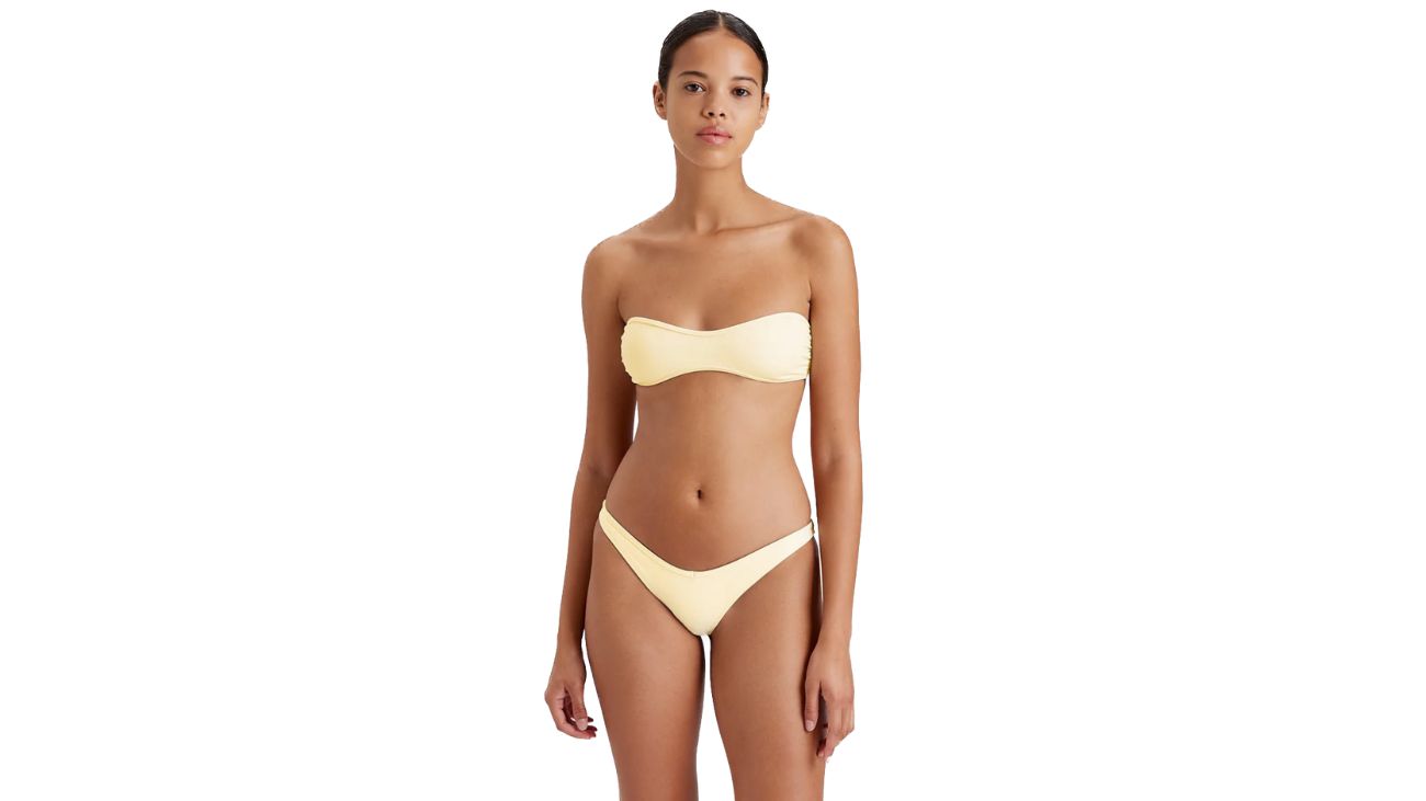yellow bikini